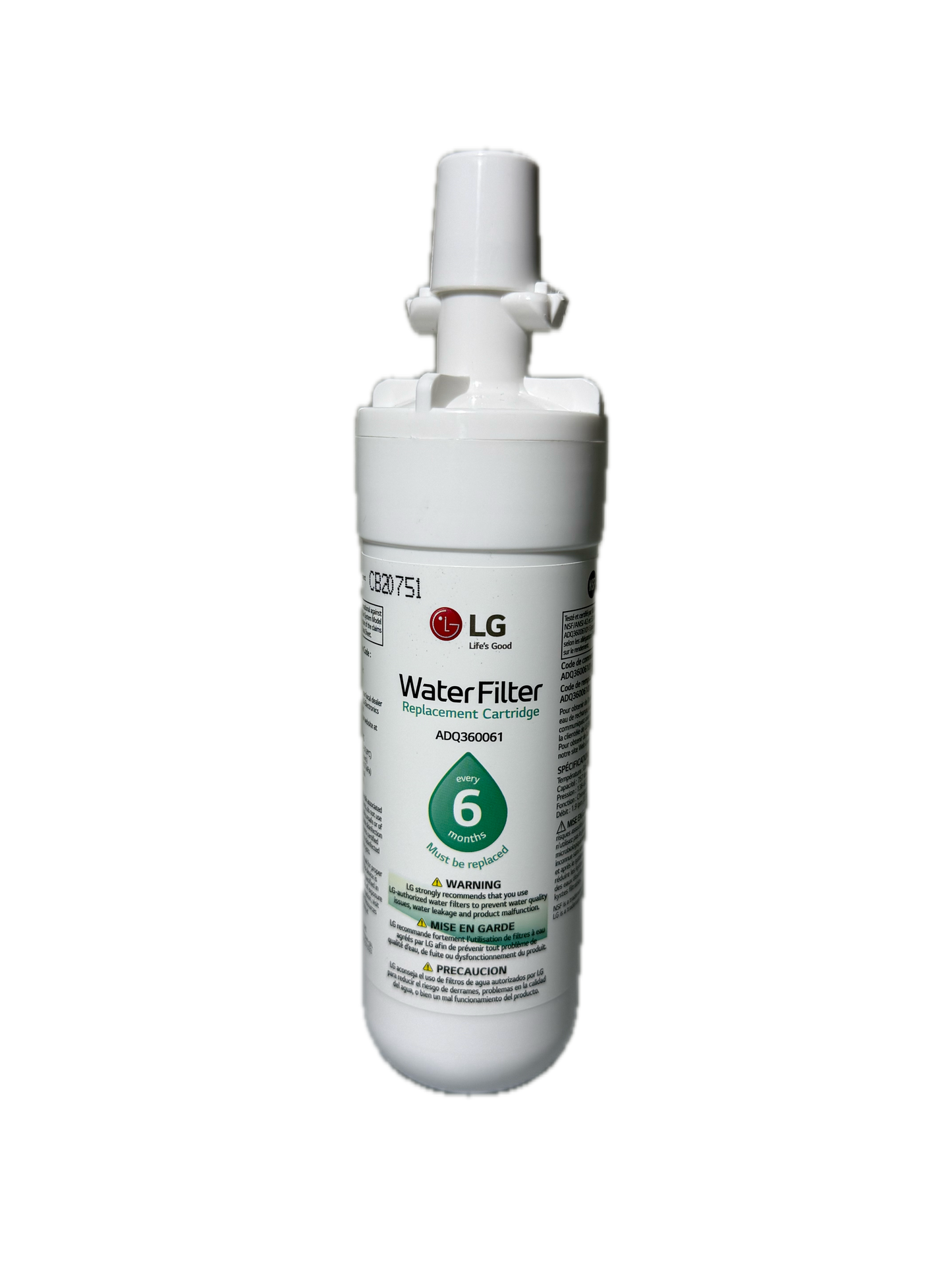 Filtro de Agua ORIGINAL LG - Modelos LT700P / PC / PCS